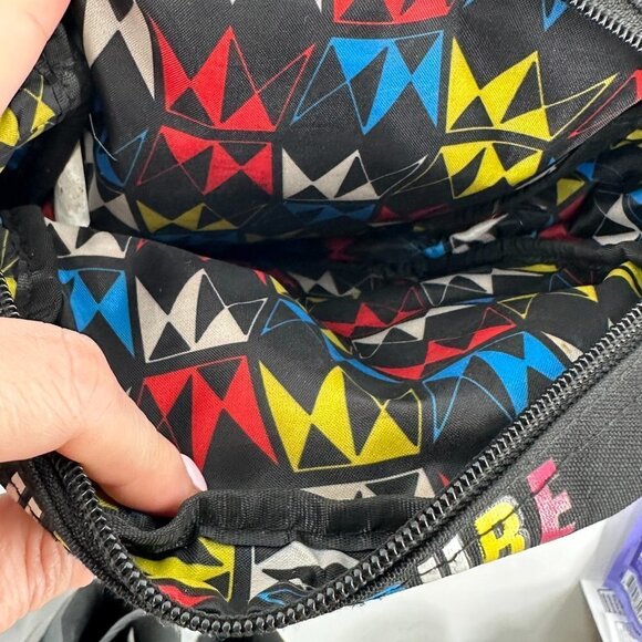 Cure by WCC Messenger Bag Black, Red, Blue & Yellow Unisex Crossbody Arc Rainbow - Picture 3 of 5
